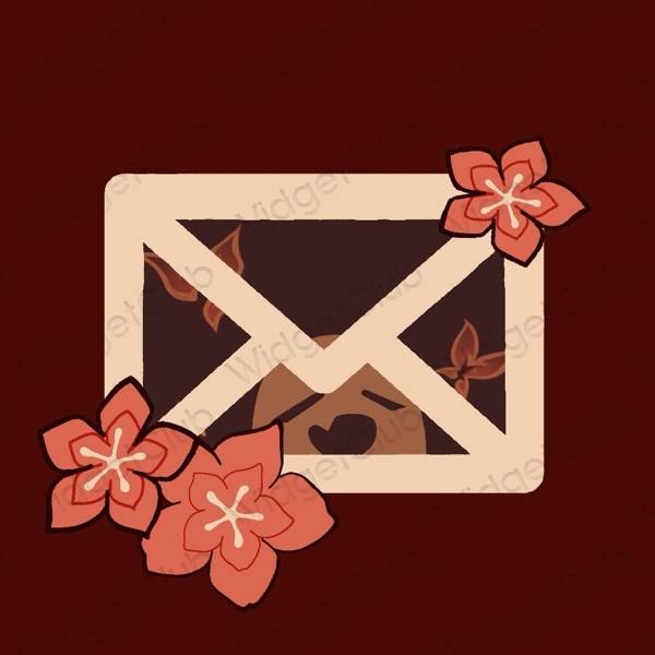 Ästhetische Mail App-Symbole