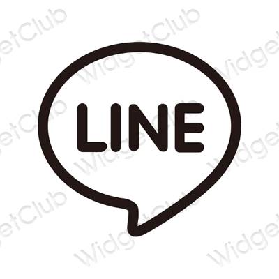 Естетични LINE икони на приложения