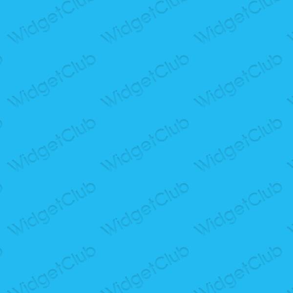 Estetic albastru AppStore pictogramele aplicației