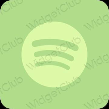 Ästhetische Spotify App-Symbole