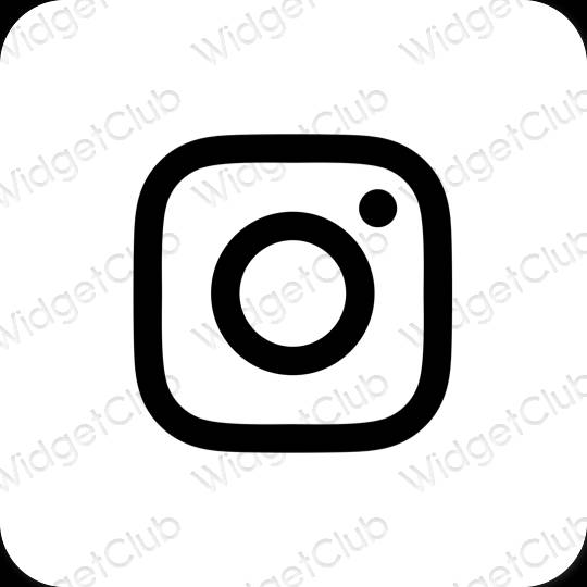 Ästhetische Instagram App-Symbole