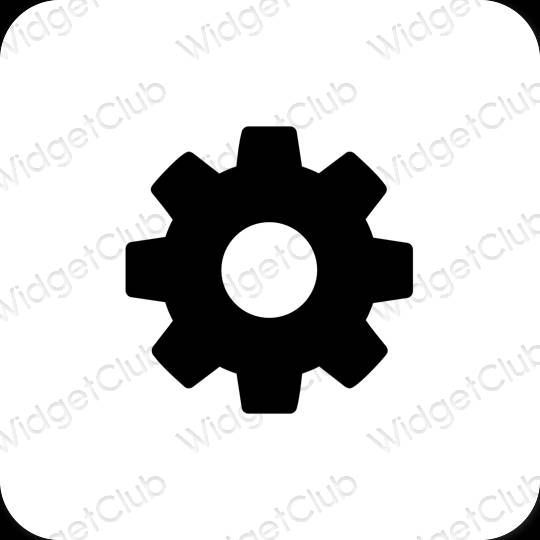 Ästhetische Settings App-Symbole