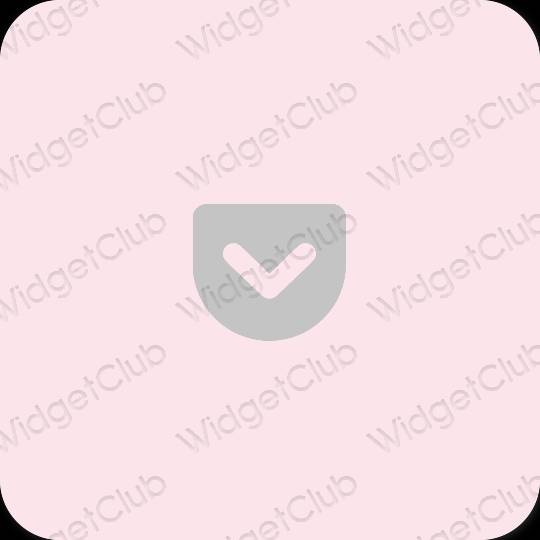 Icone delle app Pocket estetiche