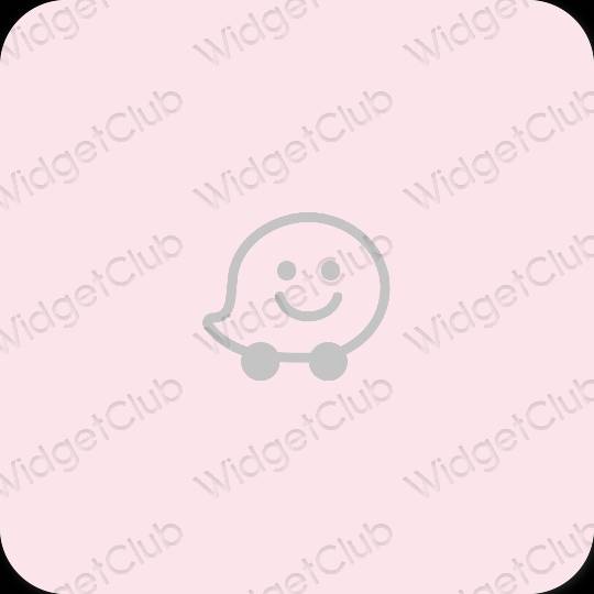 نمادهای برنامه زیباشناسی Waze