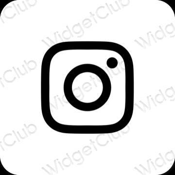 Esthetische Instagram app-pictogrammen