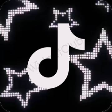 Icônes d'application TikTok esthétiques