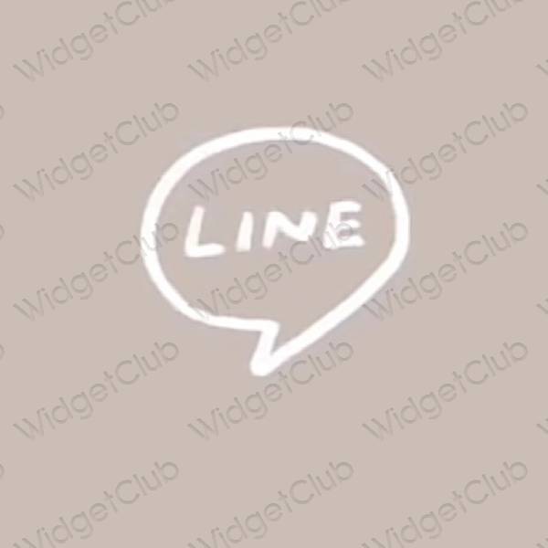 Estética LINE iconos de aplicaciones