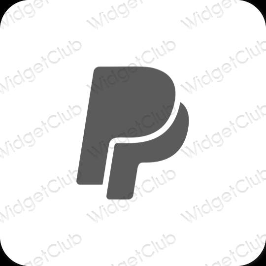 Icônes d'application Paypal esthétiques