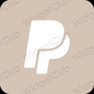 نمادهای برنامه زیباشناسی Paypal