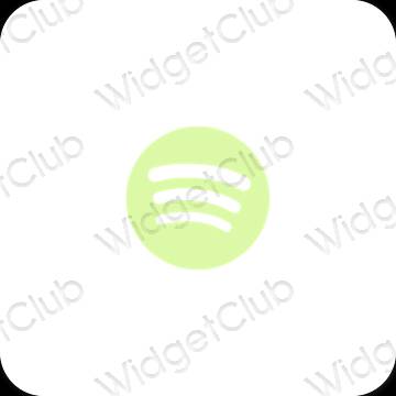 Ästhetische Spotify App-Symbole