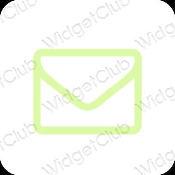 Estética Mail iconos de aplicaciones