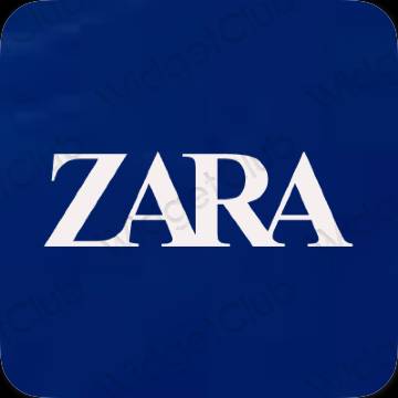 Estetické ikony aplikací ZARA