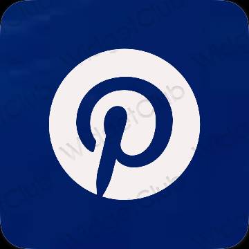 Estetické ikony aplikací Pinterest