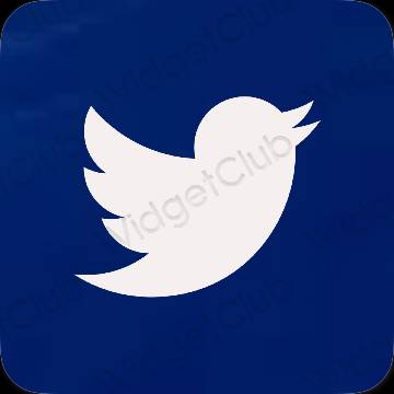 Estetické ikony aplikací Twitter