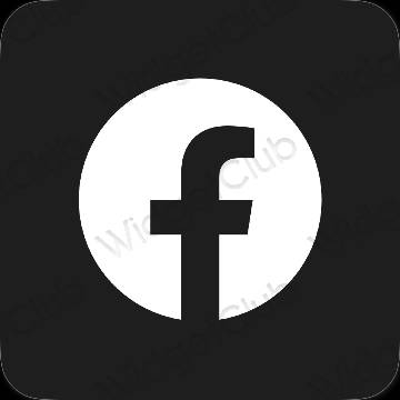 Estetické ikony aplikací Facebook