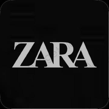 Estetické ikony aplikací ZARA
