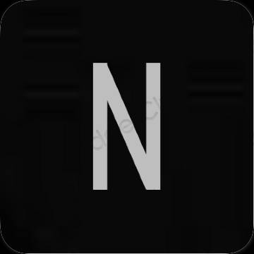Estetické ikony aplikácií Netflix