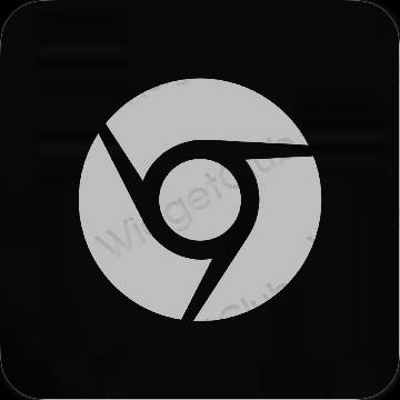 Aesthetic Chrome app icons