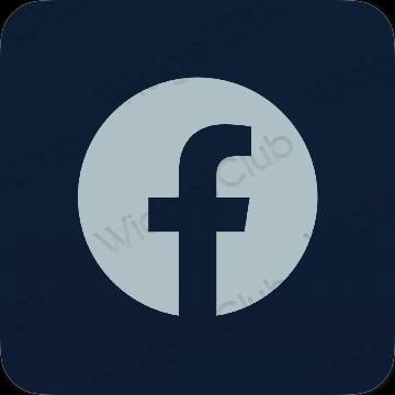 Estetické ikony aplikací Facebook