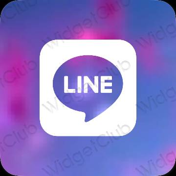 Естетичні LINE значки програм