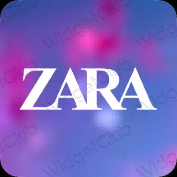 Estetické ikony aplikací ZARA