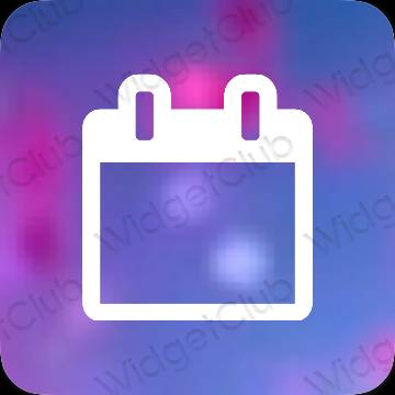 Aesthetic Calendar app icons