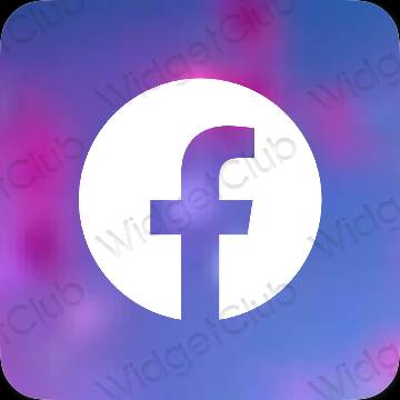 Aesthetic Facebook app icons