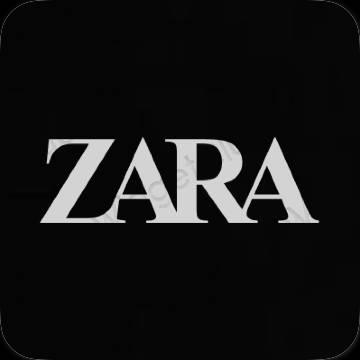 Estetické ikony aplikací ZARA
