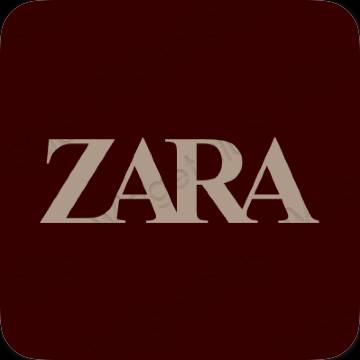 Estetické ikony aplikací ZARA