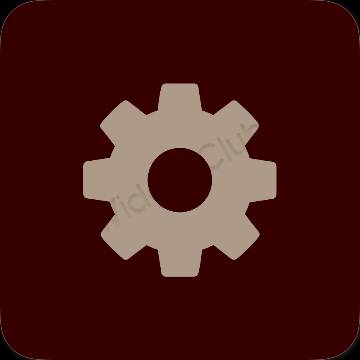 Aesthetic Settings app icons