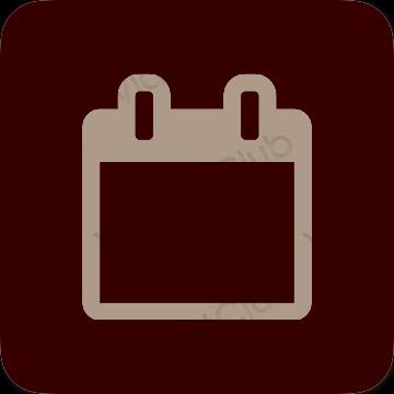 Aesthetic Calendar app icons