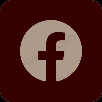 រូបតំណាងកម្មវិធី Facebook សោភ័ណភាព