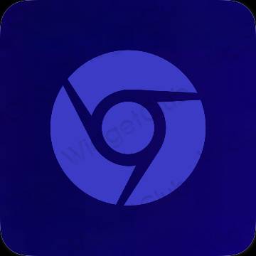 Aesthetic Chrome app icons