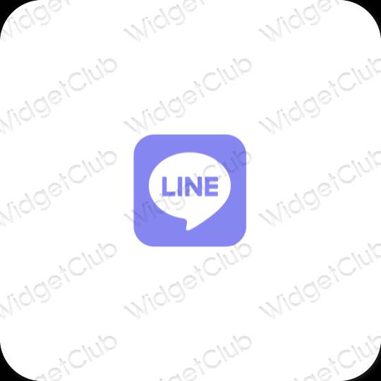 Естетични LINE икони на приложения