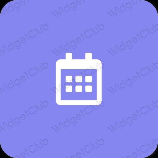 Icônes d'application Calendar esthétiques