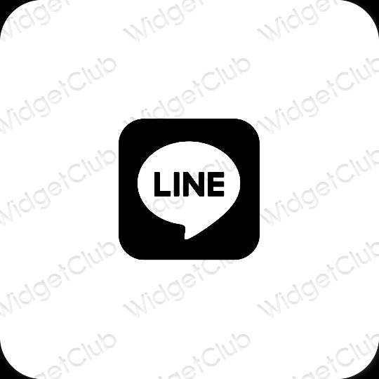 Esthetische LINE app-pictogrammen