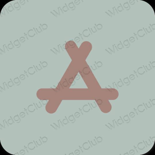 Ästhetisch grün AppStore App-Symbole