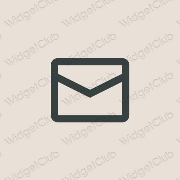 Estética Mail iconos de aplicaciones