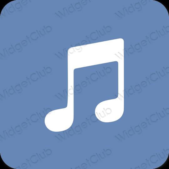 نمادهای برنامه زیباشناسی Apple Music