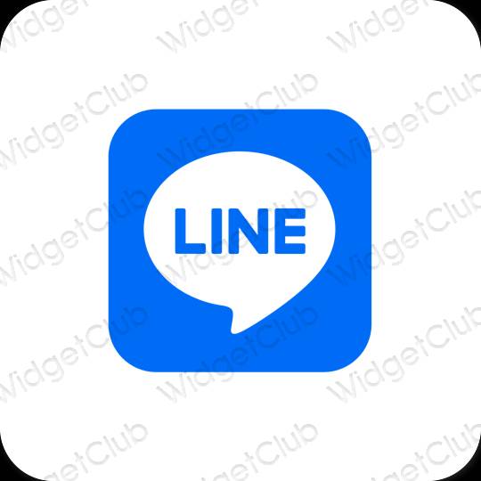 Icônes d'application LINE esthétiques