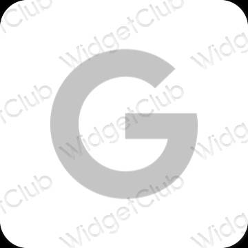 Esthetische Google app-pictogrammen