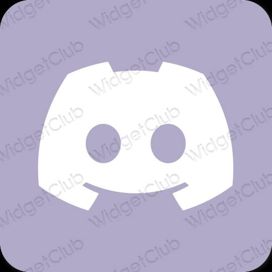 Ästhetisch Violett discord App-Symbole