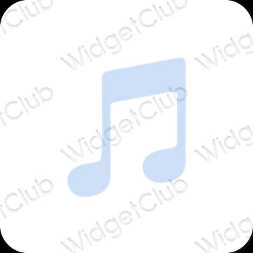 نمادهای برنامه زیباشناسی Apple Music