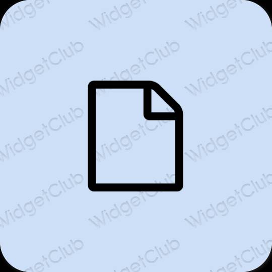 Estetické ikony aplikácií Notes