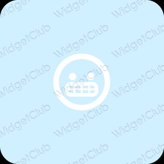Estetico porpora LINE icone dell'app