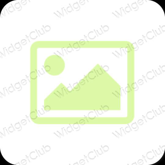 Esthetische Photos app-pictogrammen