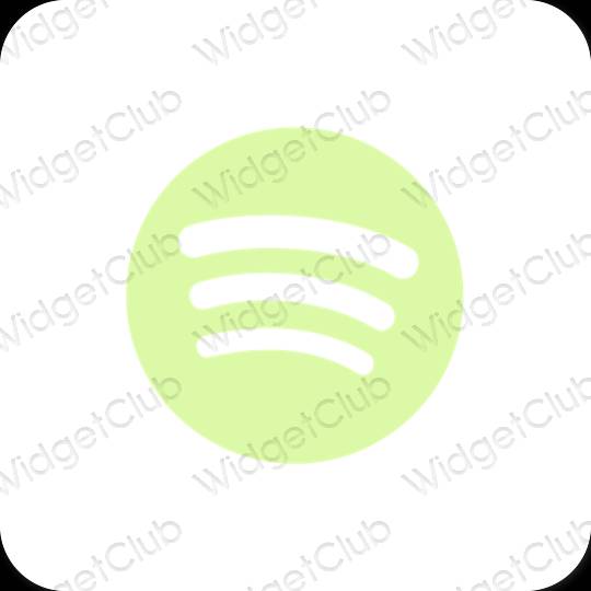 Ästhetische Spotify App-Symbole