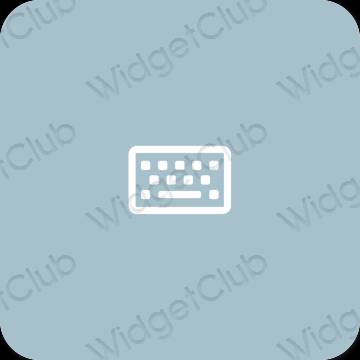 Estetisk lila Simeji app ikoner