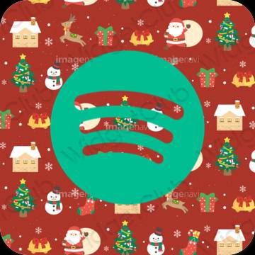 Biểu tượng ứng dụng Spotify thẩm mỹ