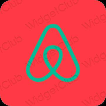 Estetik ungu Airbnb ikon aplikasi